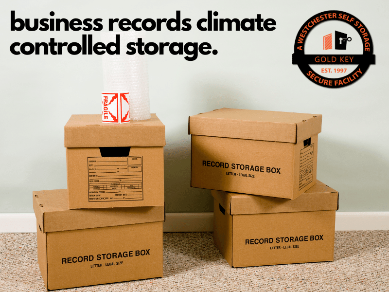 climate controlled paperwork storage Bedford