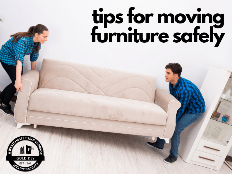 tips for moving furniture Mohegan Lake Self Storage